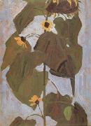 Egon Schiele Sunflower I(mk12) oil painting on canvas